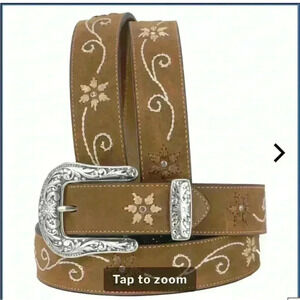 NWT Nocona Women's Rhinestone Western Belt